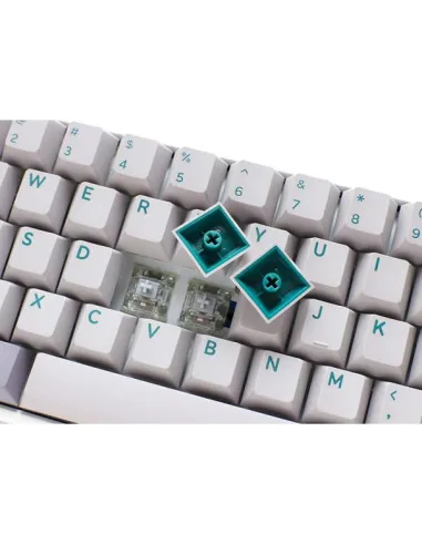 Ducky One 3 Mist Grey Mini Gaming Tastatur, RGB LED - MX-Brown