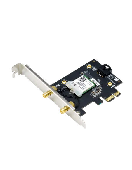 ASUS PCE-AX1800, 2.4GHz/5GHz WLAN, Bluetooth 5.2 LE, PCIe 2.0 x1