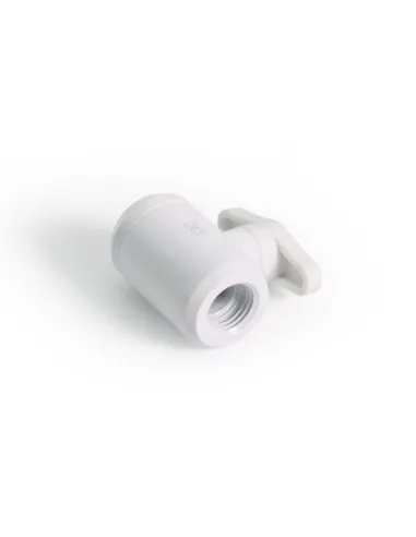 Alphacool Eiszapfen 2 Wege Kugelhahn G1/4 - weiß