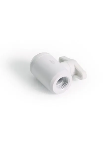 Alphacool Eiszapfen 2 Wege Kugelhahn G1/4 - weiß