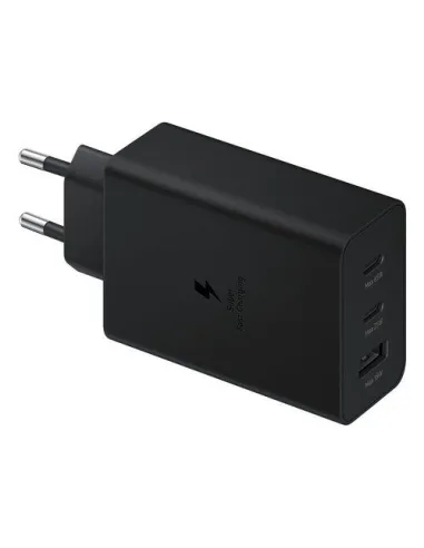 Caricabatterie Samsung EP T6530NBEGEU TRIO 65W Black