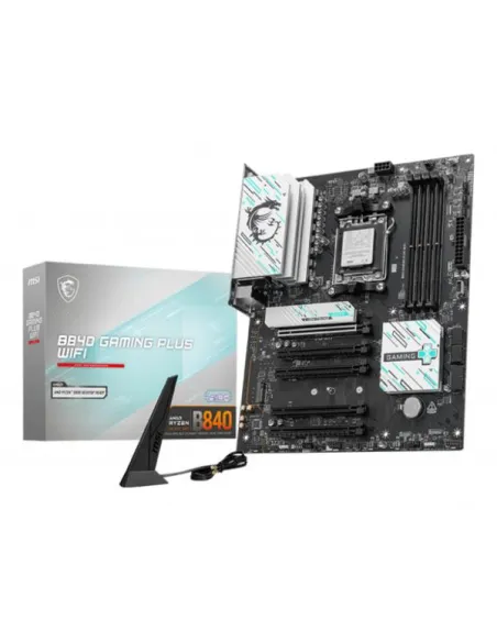 MSI B840 Gaming Plus WiFi Mainboard, Sockel AM5, AMD B840, ATX, DDR5