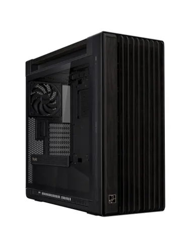 ASUS ProArt PA602 Midi-Tower PC-Gehäuse, E-ATX, Echtholz, Tempered Glass – Schwarz