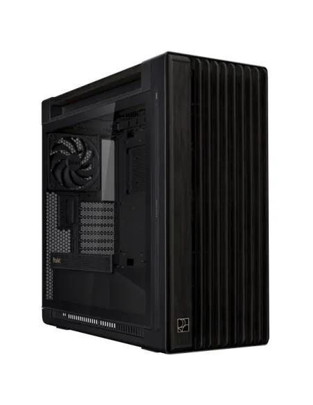 ASUS ProArt PA602 Midi-Tower PC-Gehäuse, E-ATX, Echtholz, Tempered Glass – Schwarz