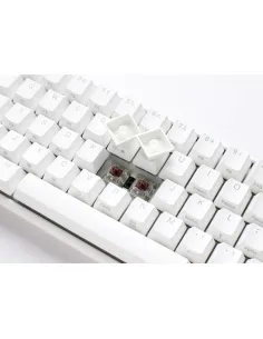 Ducky One 3 Classic Pure White Mini Gaming Keyboard, RGB LED - MX-Red (US) 2