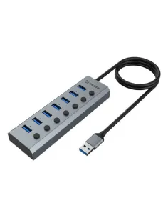 Akasa AK-HB-21BKCM hub di interfaccia USB 3.2 Gen 1 (3.1 Gen 1)