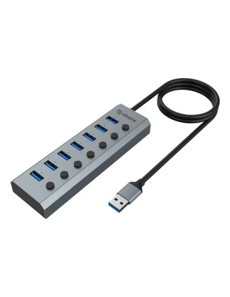 Akasa AK-HB-21BKCM hub di interfaccia USB 3.2 Gen 1 (3.1 Gen 1)