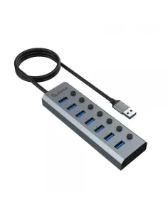 Akasa AK-HB-21BKCM hub di interfaccia USB 3.2 Gen 1 (3.1 Gen 1) 2