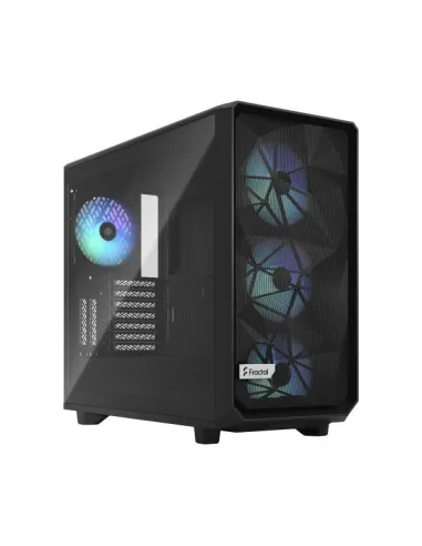 Fractal Design Meshify 2 RGB Midi-Tower, Light Tint, Tempered Glass, schwarz