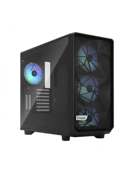 Fractal Design Meshify 2 RGB Midi-Tower, Light Tint, Tempered Glass, schwarz