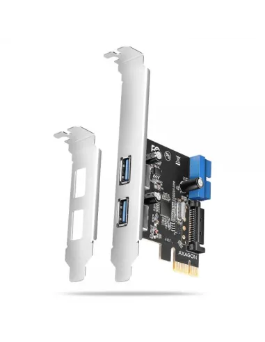 AXAGON PCEU-232RS expansion card, PCIe 4.0 x1, 4x USB 3.0, 2x internal - black