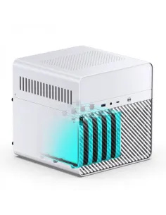 Jonsbo N2 Mini-ITX NAS Gehäuse - weiß 2