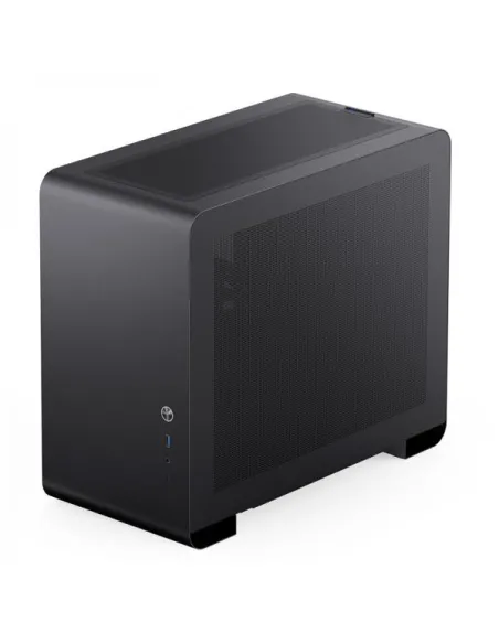 Jonsbo U4 Mini Micro-ATX-Gehäuse, Tempered Glass - schwarz