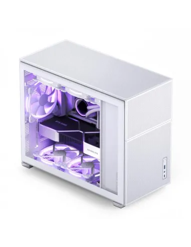 Jonsbo D31 MESH Micro-ATX Case, Tempered Glass - white