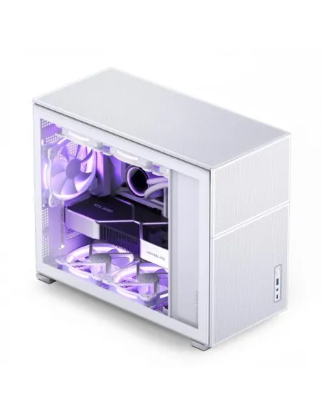 Jonsbo D31 MESH Micro-ATX Case, Tempered Glass - white