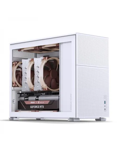 Jonsbo D31 MESH Micro-ATX Case, Tempered Glass - white