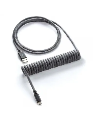 CableMod Classic Coiled Keyboard Cable USB-C to USB Type A, Carbon Grey - 150cm