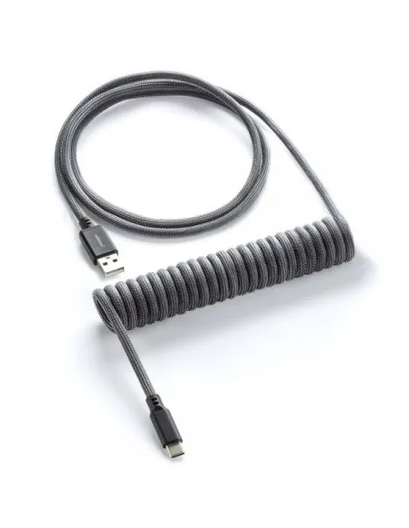 CableMod Classic Coiled Keyboard Cable USB-C to USB Type A, Carbon Grey - 150cm