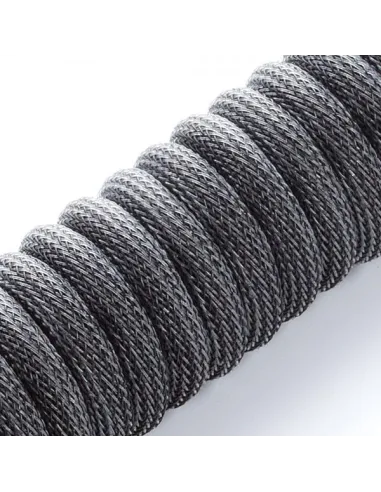 CableMod Classic Coiled Keyboard Cable USB-C to USB Type A, Carbon Grey - 150cm