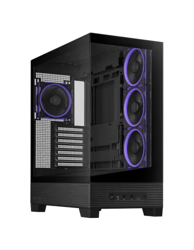 ASUS A31 Plus TG ARGB PC-Gehäuse, Midi-Tower, ATX, RGB, Tempered Glass - schwarz