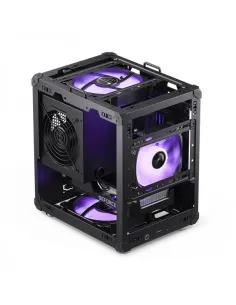 Jonsbo C6 PC-Gehäuse, Mini-Tower, Micro-ATX, mit Tragegriff - schwarz 2