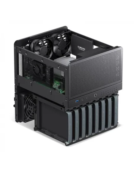 Jonsbo N3 NAS-Gehäuse - schwarz