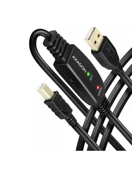 AXAGON ADR-215B aktives USB 2.0 Verbindungskabel, USB-A auf USB-B - 15m