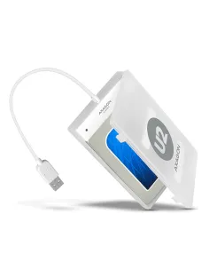 AXAGON ADSA-1S SLIMPort Adapter, USB 2.0, 2,5" SSD/HDD, SATA - mit Case