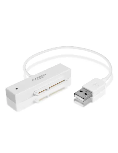 AXAGON ADSA-1S SLIMPort Adapter, USB 2.0, 2,5" SSD/HDD, SATA - mit Case