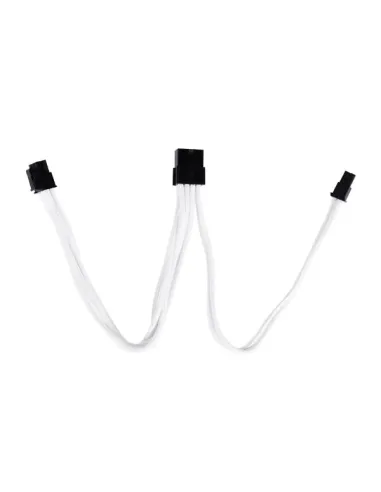 SilverStone 8-Pin-PCIe auf 6+2-Pin-PCIe Verlängerung - 250mm weiß