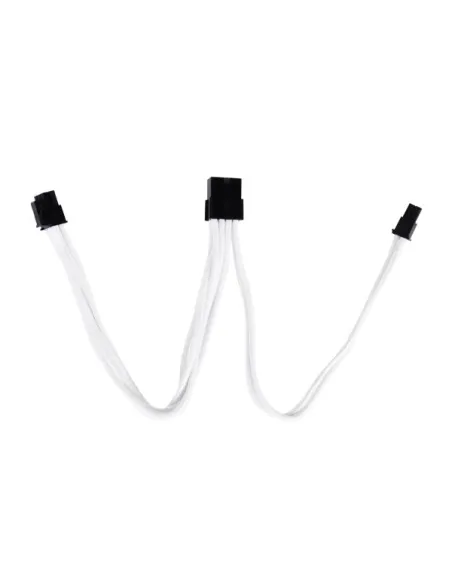 SilverStone 8-Pin-PCIe auf 6+2-Pin-PCIe Verlängerung - 250mm weiß