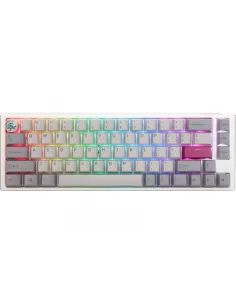 Ducky One 3 Mist Grey SF Gaming Tastatur, RGB LED - MX-Silent-Red