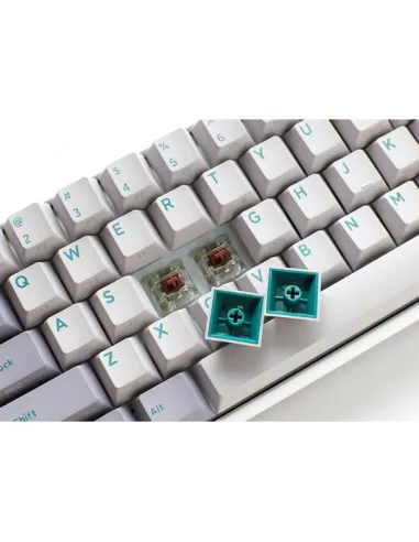 Ducky One 3 Mist Grey SF Gaming Tastatur, RGB LED - MX-Silent-Red
