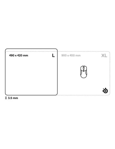 SteelSeries QcK Performance Balance L Mauspad - schwarz