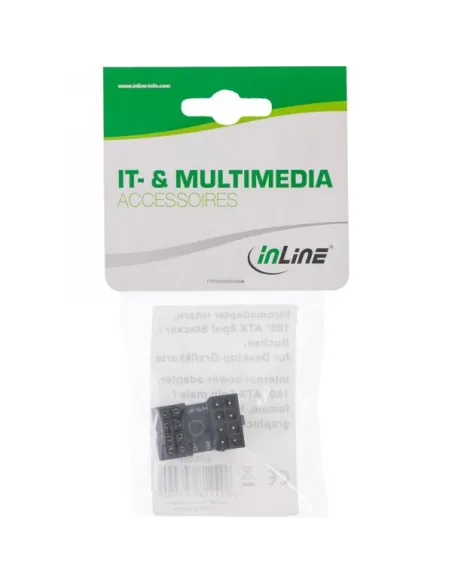 InLine Grafikkarten Stromadapter intern, ATX 8pol Stecker / Buchse