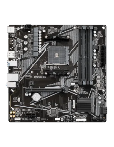 GIGABYTE B550M K Scheda madre - CPU AMD Ryzen 5000, fino a 4733 MHz