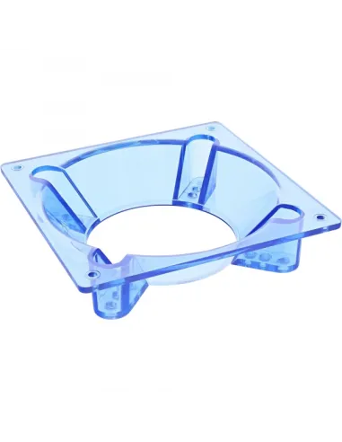 InLine Lüfter-Adapter 120mm auf 70/80/92mm - transparent/blau