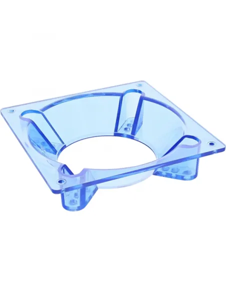 InLine Lüfter-Adapter 120mm auf 70/80/92mm - transparent/blau