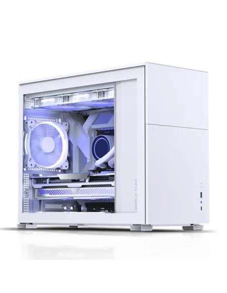 Jonsbo D31 Micro-ATX Case, Tempered Glass - white