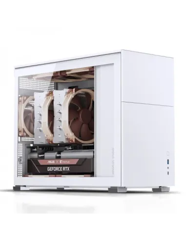 Jonsbo D31 Micro-ATX Case, Tempered Glass - white