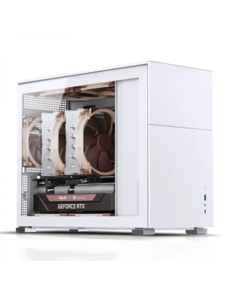 Jonsbo D31 Micro-ATX Case, Tempered Glass - white