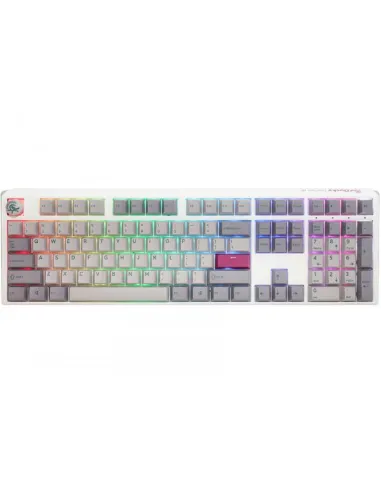 Ducky One 3 Mist Grey Gaming Tastatur, RGB LED - MX-Ergo-Clear