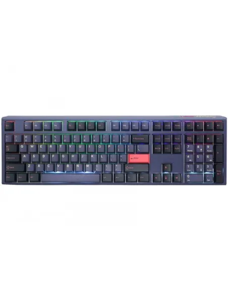 Ducky One 3 Cosmic Blue Gaming Keyboard, RGB LED - MX-Red (US)