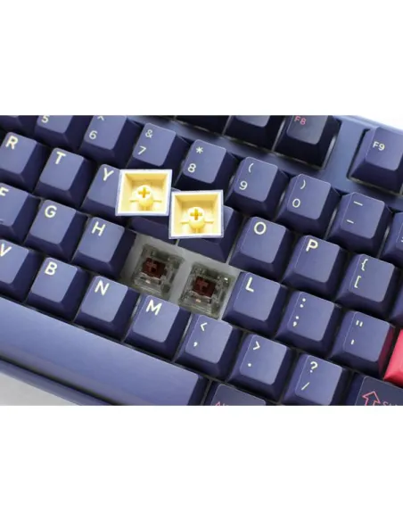 Ducky One 3 Cosmic Blue Gaming Keyboard, RGB LED - MX-Red (US)