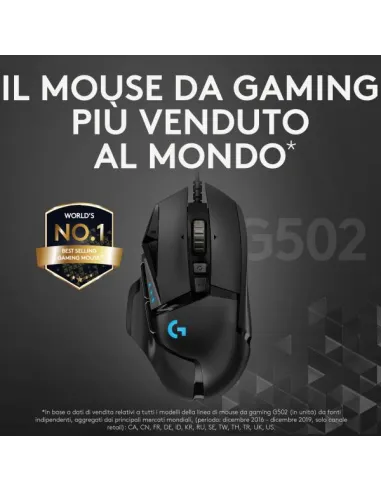 Logitech G502 Hero Gaming Maus - schwarz