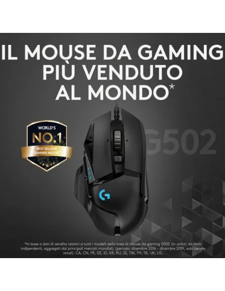 Logitech G502 Hero Gaming Maus - schwarz