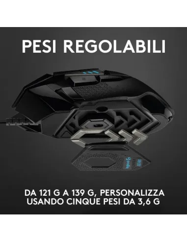 Logitech G502 Hero Gaming Maus - schwarz