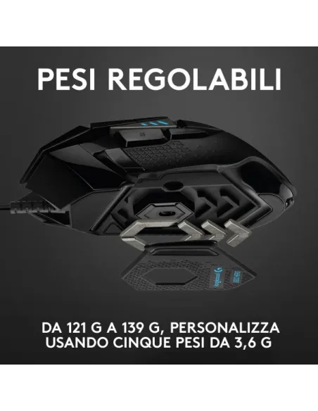 Logitech G502 Hero Gaming Maus - schwarz