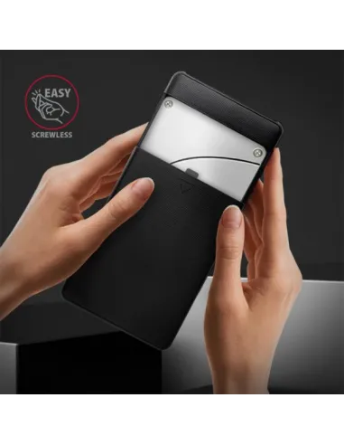 AXAGON EE25-SLC externes 2,5"-Gehäuse, USB 3.0 / SATA III - USB-C, schwarz