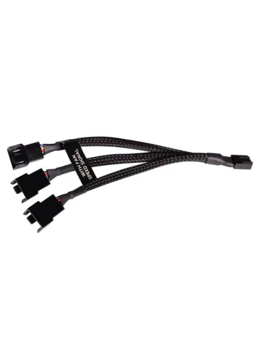 Alphacool Y-Splitter 4-Pin auf 3x 4-Pin PWM 15cm - schwarz
